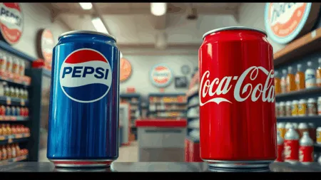 Цветовая дуэль: Как Pepsi бросила вызов империи красного цвета