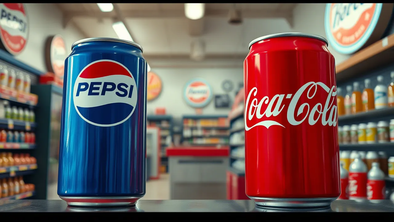 Цветовая дуэль: Как Pepsi бросила вызов империи красного цвета